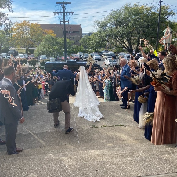 Handmade Boho Bridal Veil - Picture 3 of 3